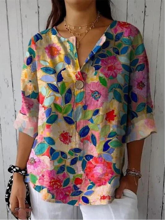 Arlene | Elegante Bluse mit floralem Muster