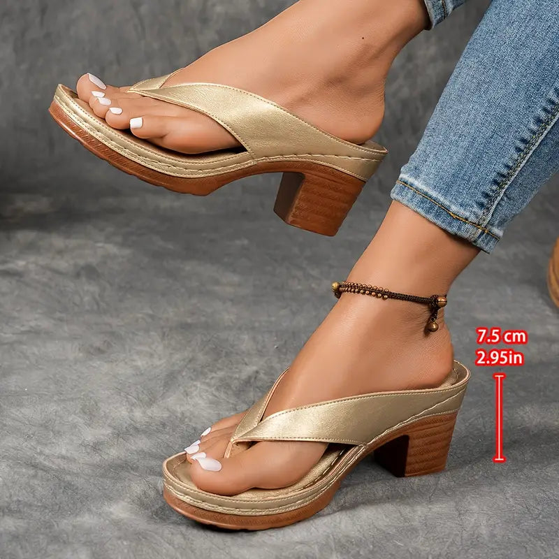 Saskia | Eleganter Absatzslipper