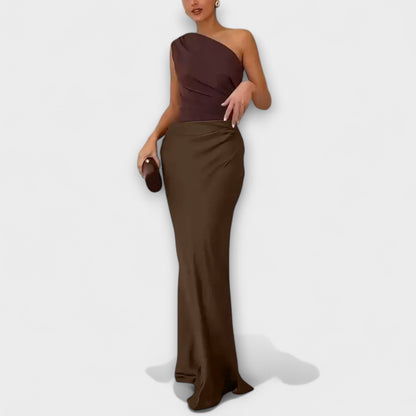 Lena | Elegantes Faltenkleid