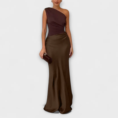 Lena | Elegantes Faltenkleid