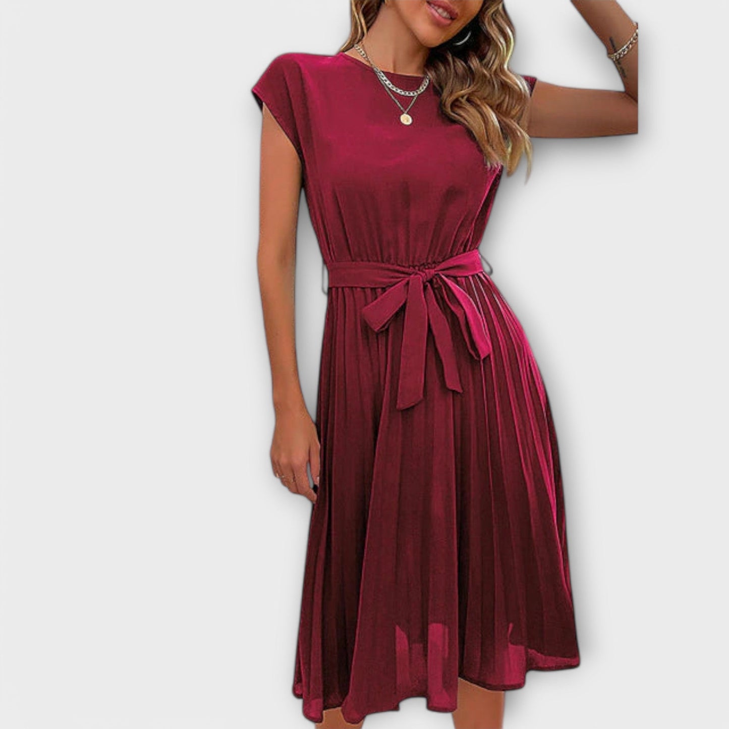 Claire | Elegantes Plisseekleid