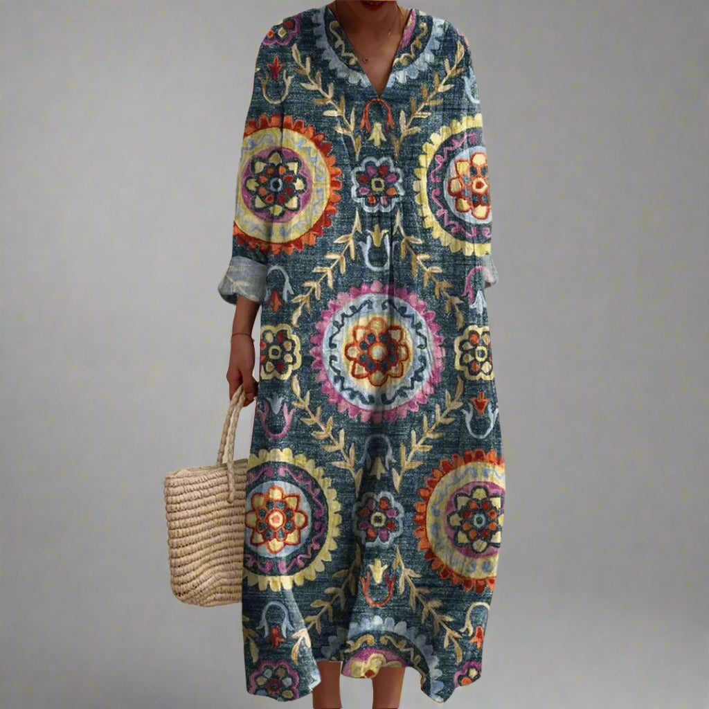 Maxine | Elegantes Geometrisches Kleid