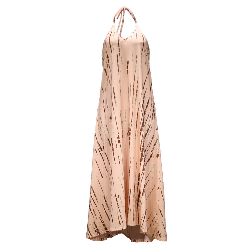 Jennifer | Elegantes ärmelloses Blumen-Kleid mit Halsband