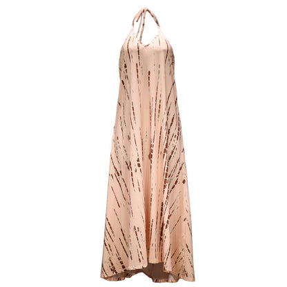 Jennifer | Elegantes ärmelloses Blumen-Kleid mit Halsband