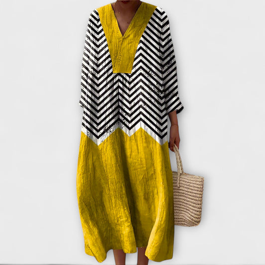 Jennifer | Elegantes Kleid mit geometrischem Design