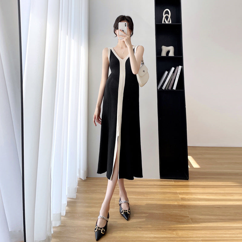 Jennifer | Elegantes Umstandsmidi-Kleid für stilvolle Mütter