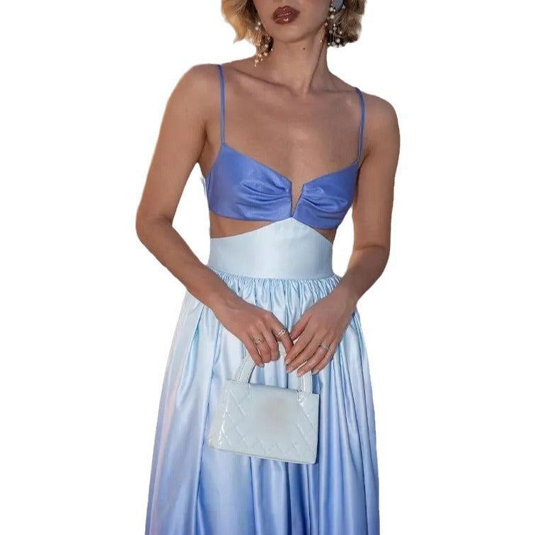 Jennifer | Elegantes Kleid mit Gradienten-Trägern