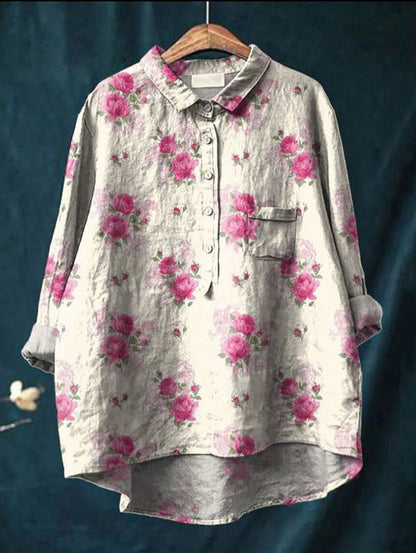 Jennifer | Elegante Bluse mit Blumenmuster