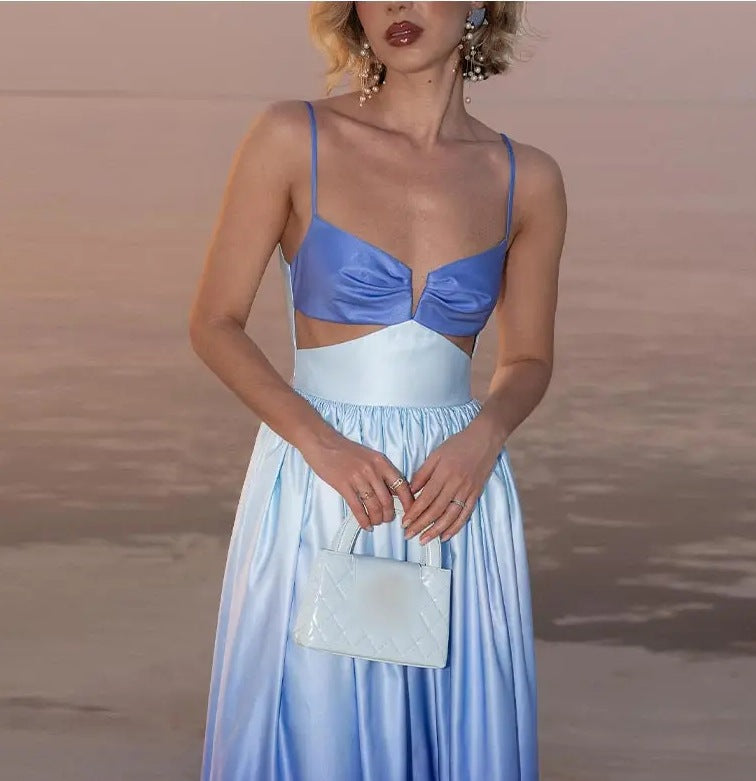 Jennifer | Elegantes Kleid mit Gradienten-Trägern