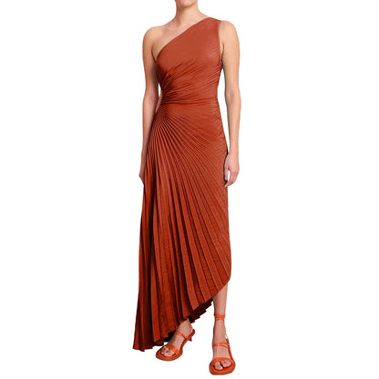 Sylviana | Elegantes Midikleid mit einer Schulter