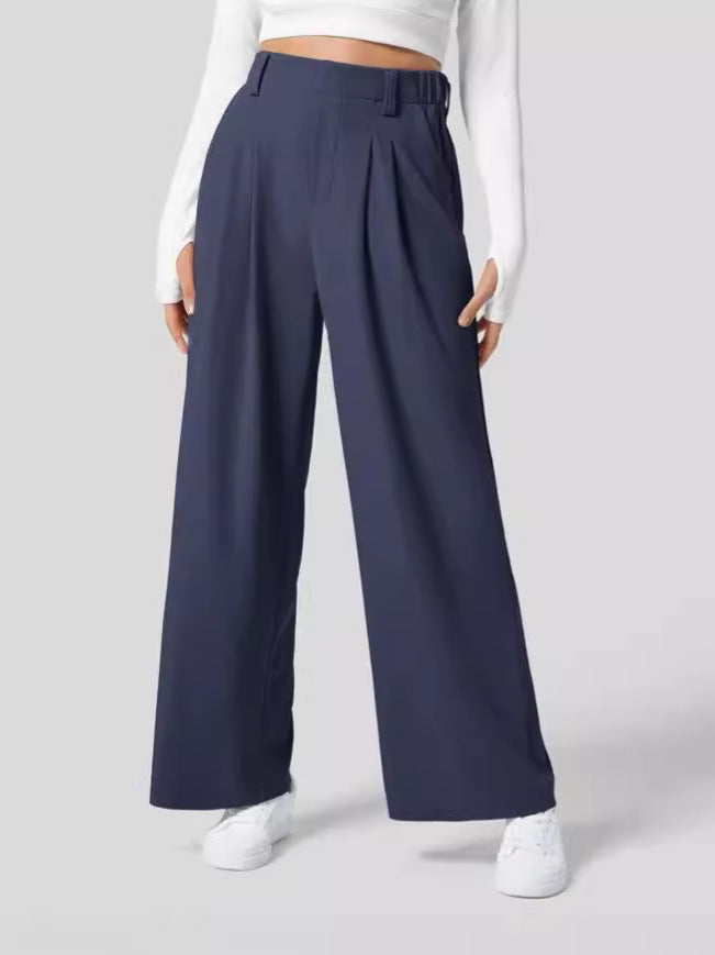 Elara | Elegante Hochbundhose mit weitem Bein