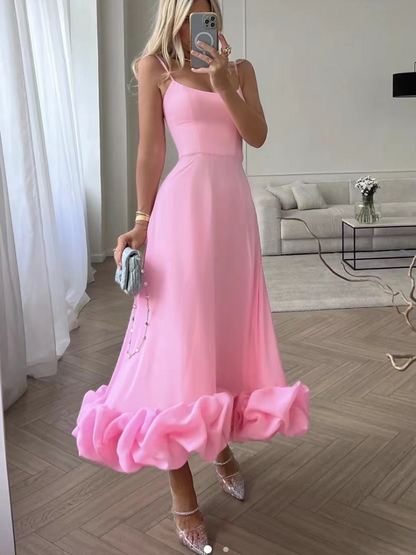 Liora™ | Elegantes Kleid mit verspieltem Rüschenflair