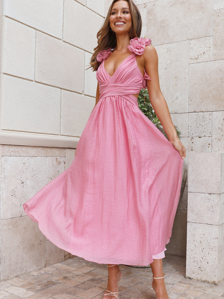 Juliette | Elegantes Midikleid mit verspielten Volants