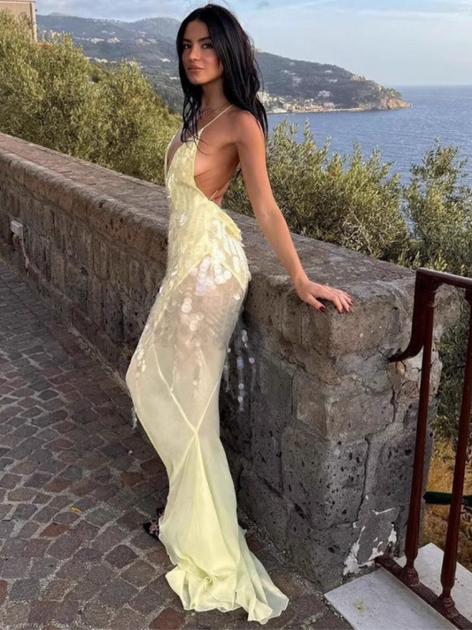 Jennifer | Elegantes Kleid mit pastellfarbenem Sommerflair