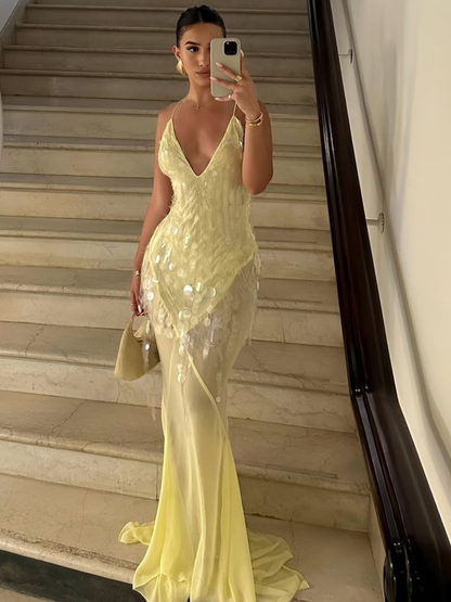 Jennifer | Elegantes Kleid mit pastellfarbenem Sommerflair
