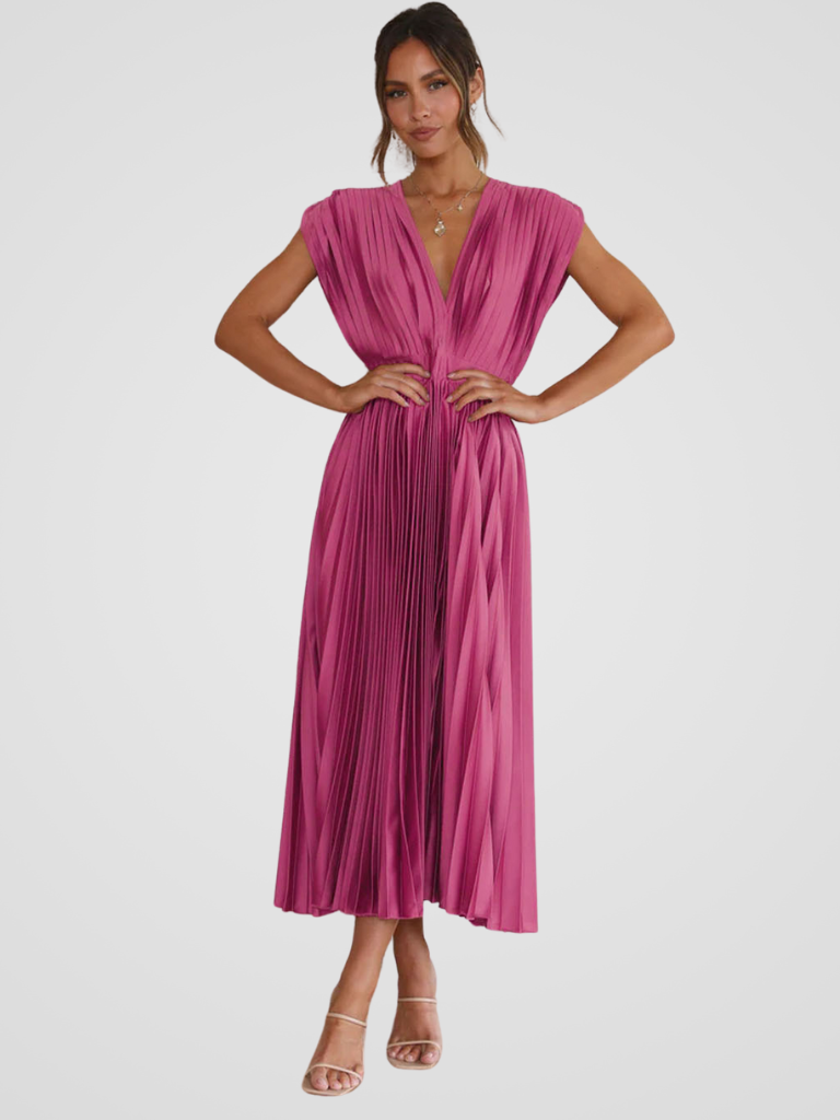 Amaya | Elegantes Midikleid mit romantischem Flair