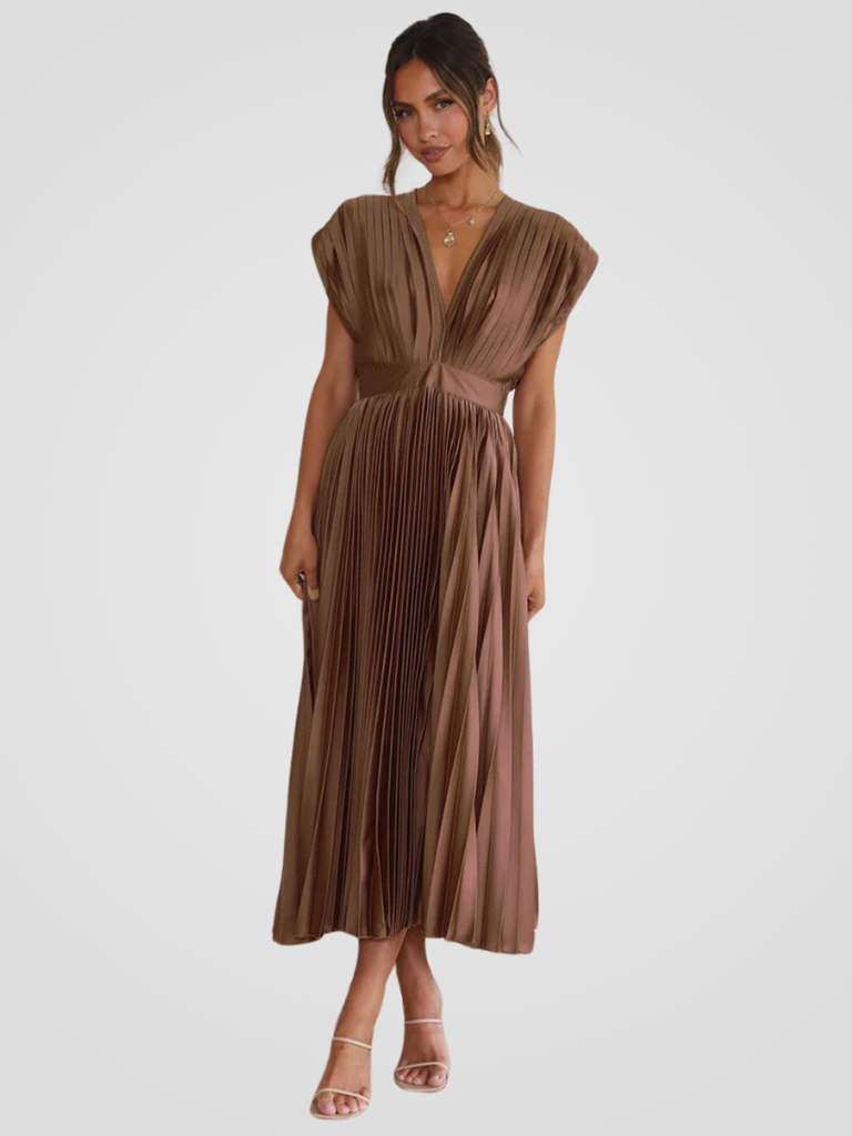 Amaya | Elegantes Midikleid mit romantischem Flair