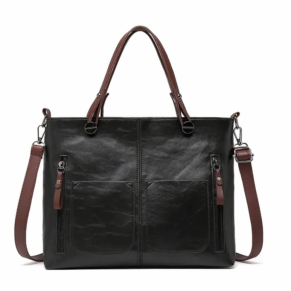 Lina™ - Vintage-inspirierte Leder Schultertasche