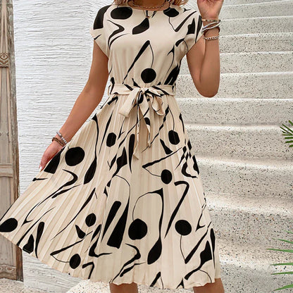 Allaine | Elegantes Midikleid mit Taillengürtel