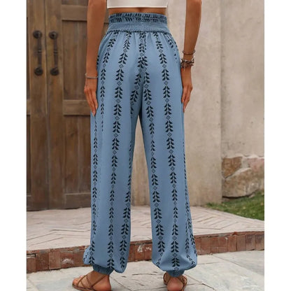 Iris | Leichte Boho-Hosen mit elastischem Bund