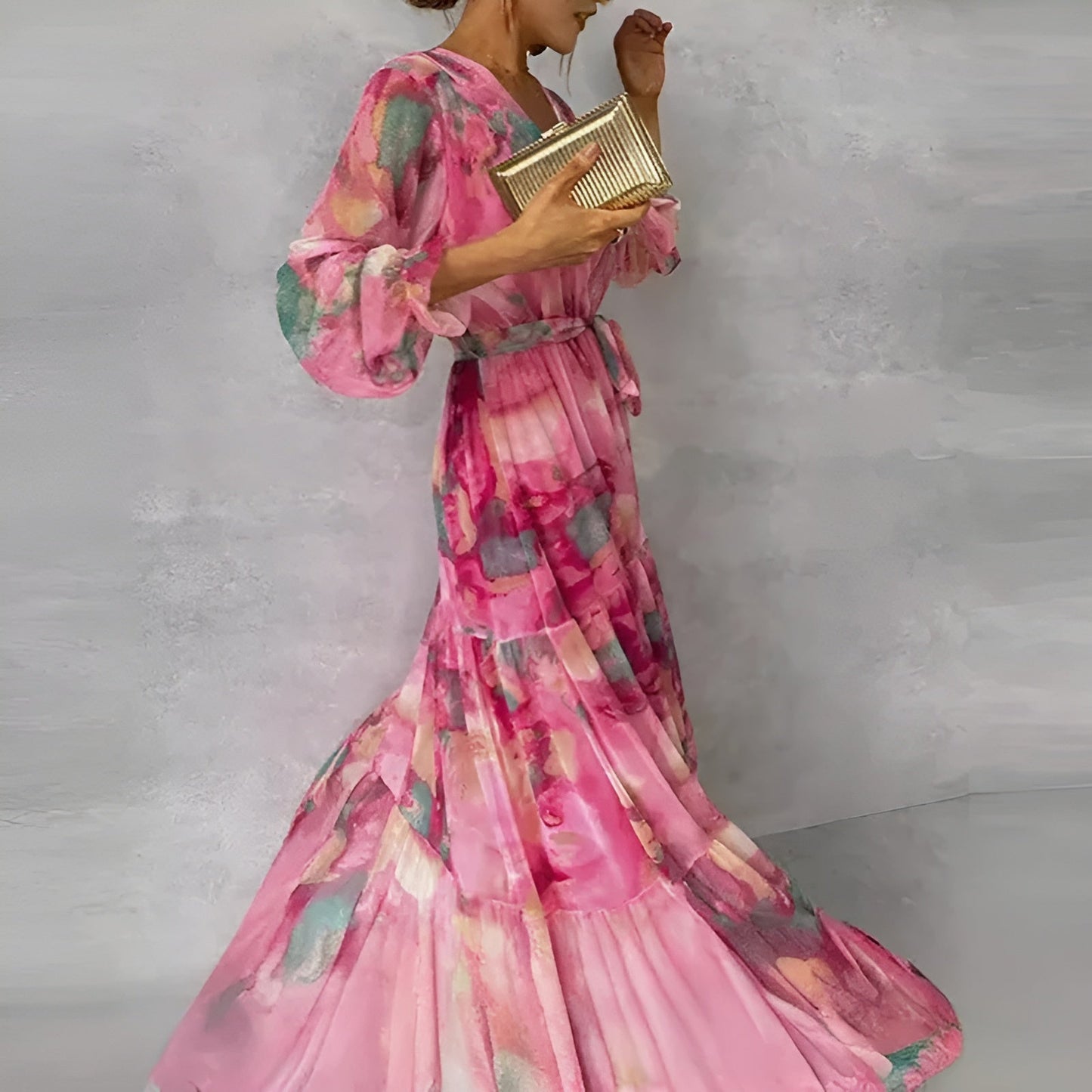 Miele™ | Elegantes Kleid mit V-Ausschnitt