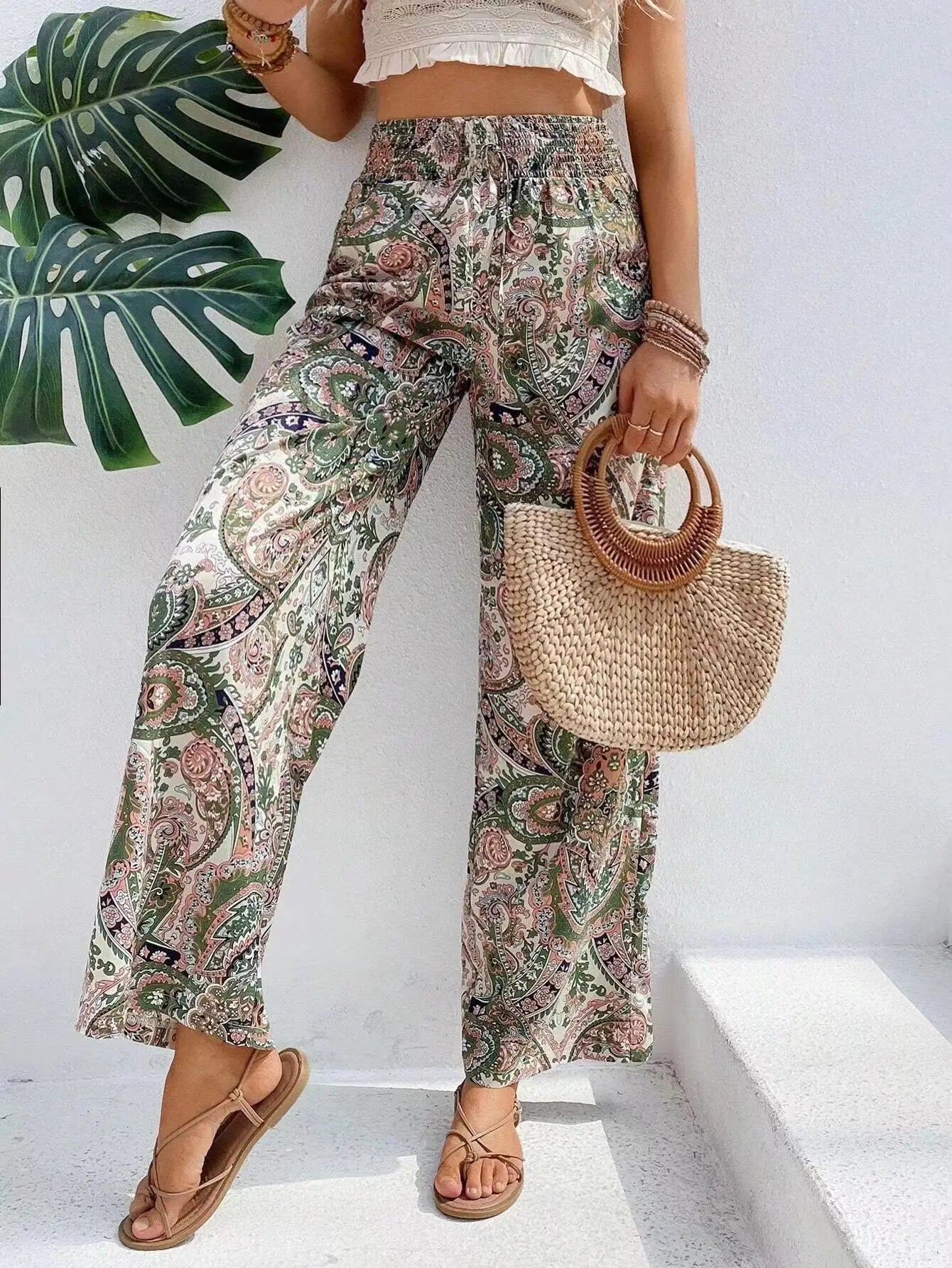 Analyn | Boho-Weitbein-Hose