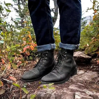 Darvin – Leder Fußgelenk Stiefel