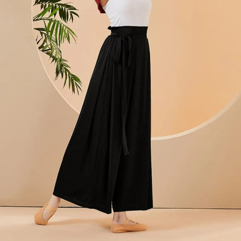 Meilin | Elegante Chiffon Tanzculotte Hosenrock