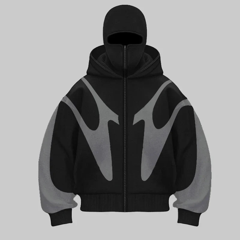 Ellery™ – Streetwear Balaclava Hoodie für Herren