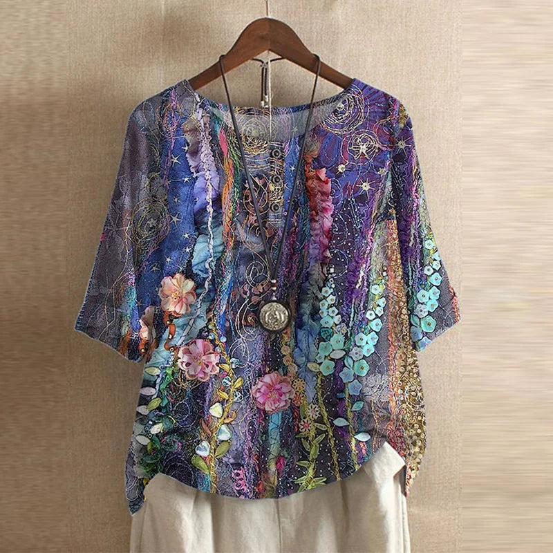 Anya | Vintage-inspirierte Bluse