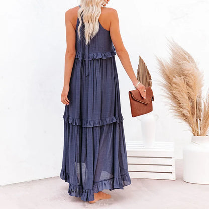 Landry - Schickes ärmelloses Kleid mit Rüschendetails