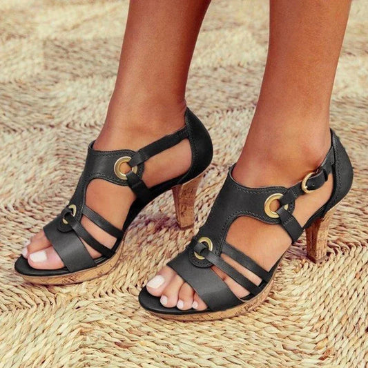 Linda | Elegante Leder-Sandalen