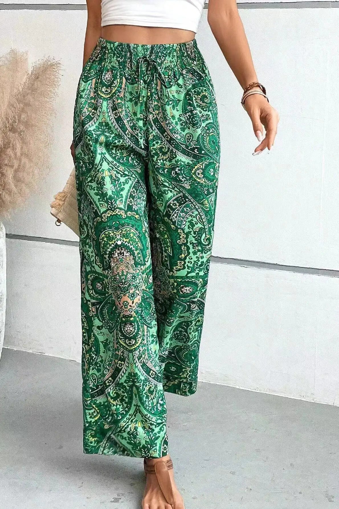 Analyn | Boho-Weitbein-Hose