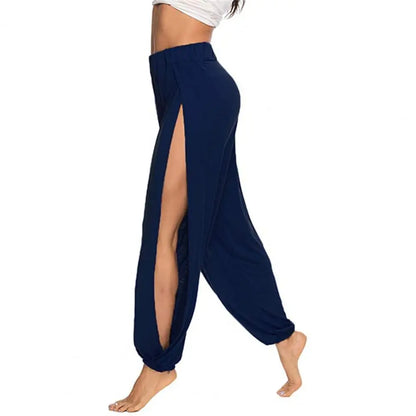 Raya | Elegante Harem-Tanzhose mit hohem Bund und seitlichem Schlitz