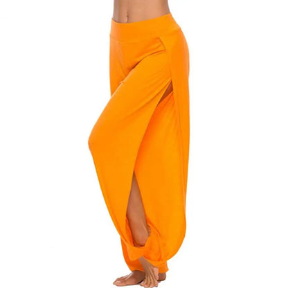 Raya | Elegante Harem-Tanzhose mit hohem Bund und seitlichem Schlitz