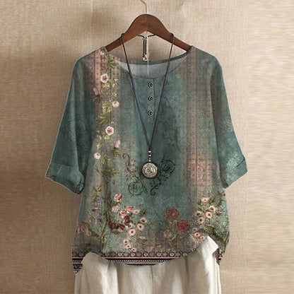 Anya | Vintage-inspirierte Bluse