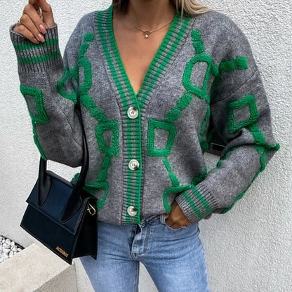 Nanette | Chic Weste im geometrischen Design