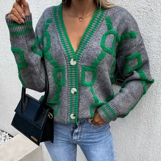Nanette | Chic Weste im geometrischen Design