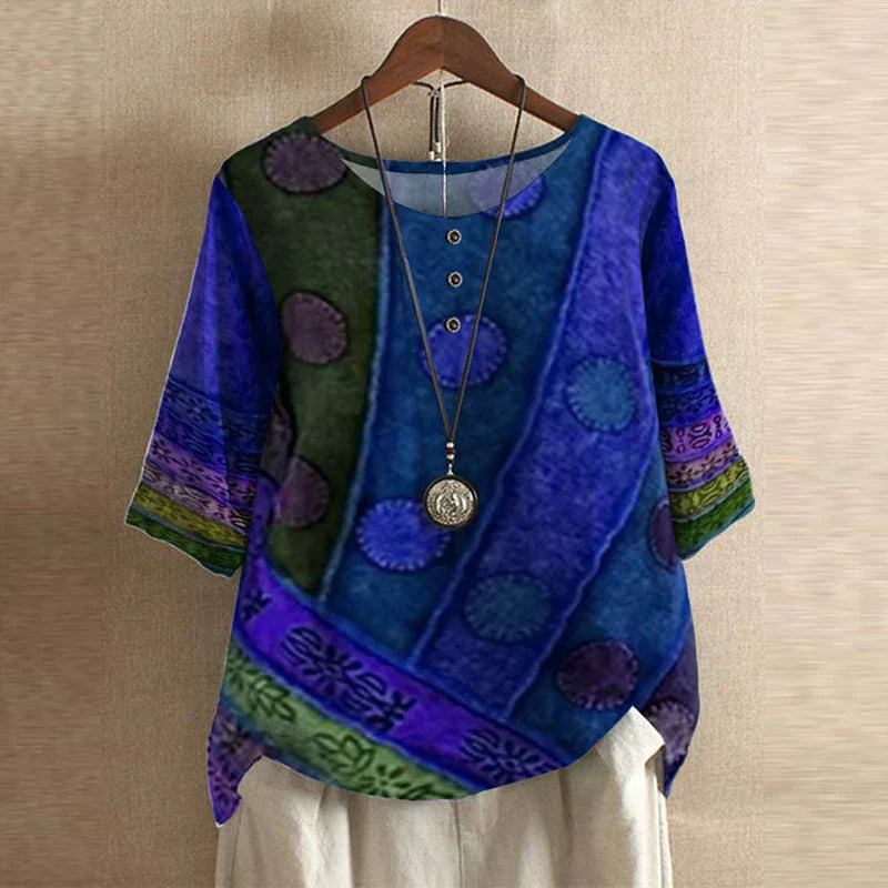 Anya | Vintage-inspirierte Bluse