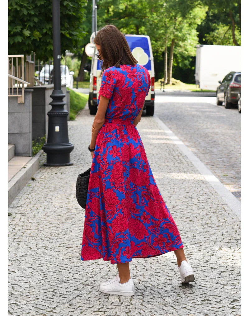 Suzanne | Elegante Kleid mit V-Ausschnitt