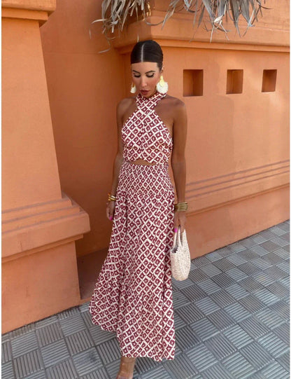 Mickay | Elegantes Midikleid mit Volants und schulterfrei