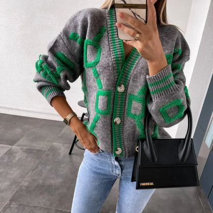 Nanette | Chic Weste im geometrischen Design