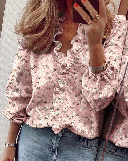 Enola | Elegante Bluse mit verspielten Rüschen