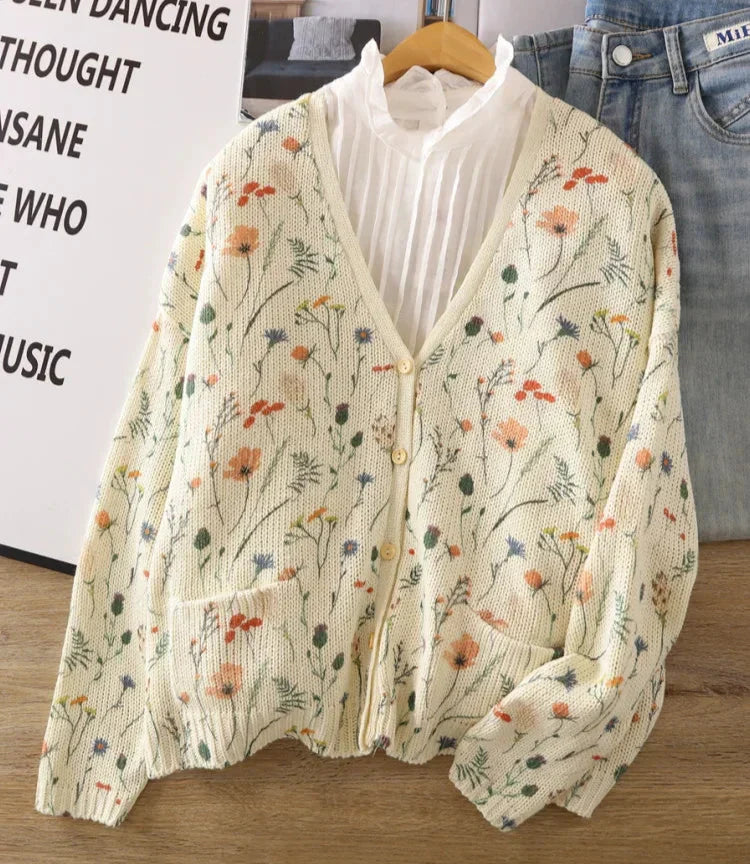 Sammy | Elegante Weste mit floralem Muster