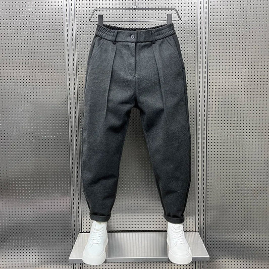 Wade | Elegante Melange-Hosen