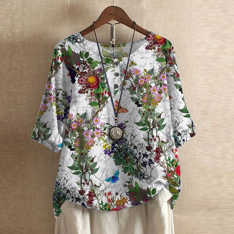 Anya | Vintage-inspirierte Bluse