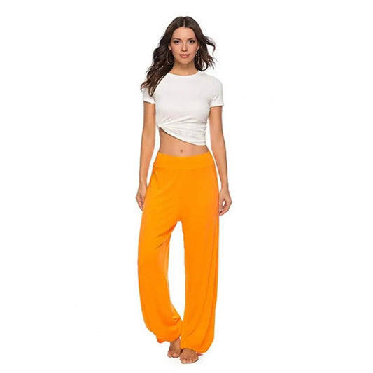 Raya | Elegante Harem-Tanzhose mit hohem Bund und seitlichem Schlitz