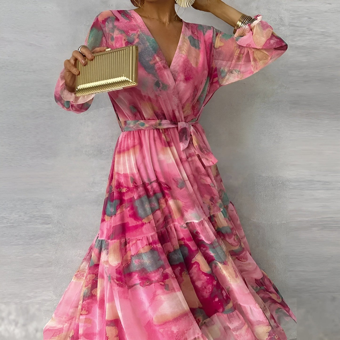 Miele™ | Elegantes Kleid mit V-Ausschnitt