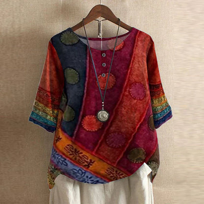 Anya | Vintage-inspirierte Bluse