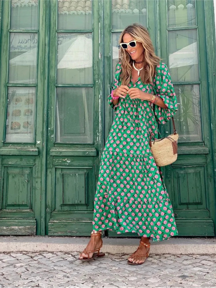 Avril | Maxi Boho Kleid